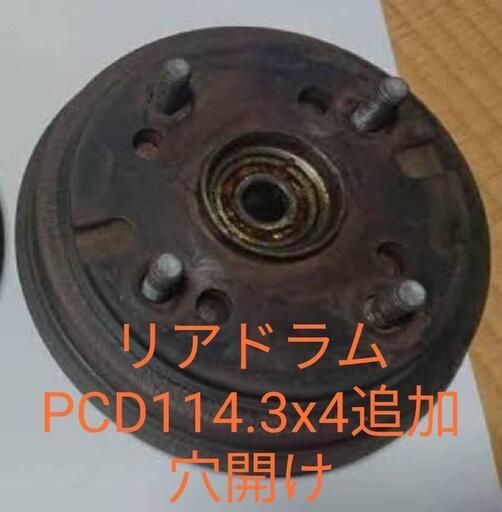 旧車ホイル装着‼️L700系ミラFF PCD114.3x4穴 加工 1台分