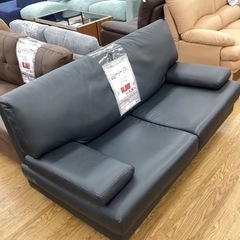 KK-112【新入荷 リサイクル品】2シーターソファ 黒