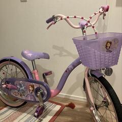 相談中　プリンセスソフィア　18インチ　子供用自転車　綺麗です