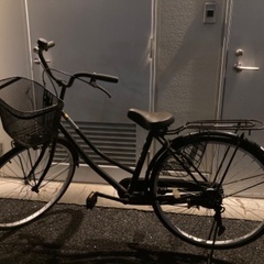【無料】ママチャリ 自転車 黒 0円