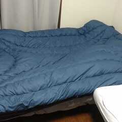 青い毛布・Blue, warm blanket 150x210 cm