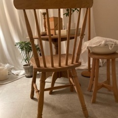 アンティークチェア 古家具 剥離 椅子