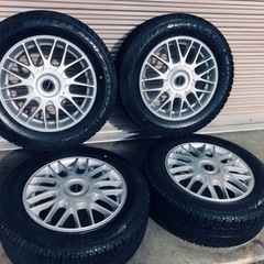 冬タイヤ 205/65R16 プリウス等用便利なマルチホイール付...