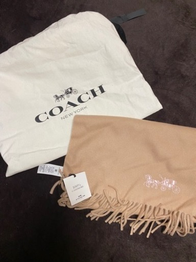 ☆新品未使用☆coachカシミヤマフラー www.inversionesczhn.com