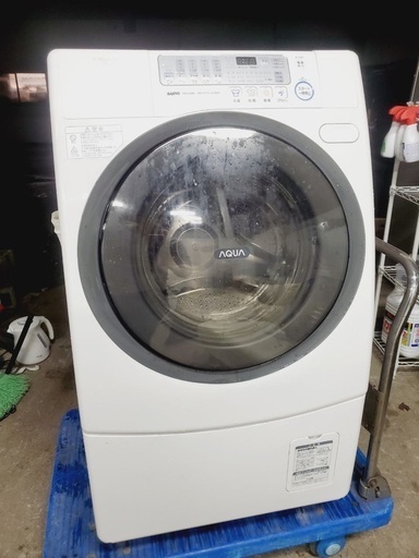 ♦️ EJ1363番 SANYOドラム式洗濯乾燥機 【2009年製】