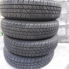 ブリヂストンデューラー175/80R16 新車外しバリミゾ ジムニー