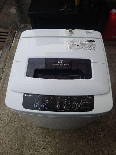 Haier洗濯機4、2Kg