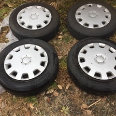 タイヤホイール付き165/70/r14の4本セット！19年製造。