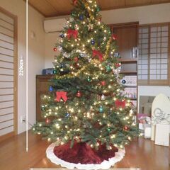 クリスマスツリー　高さ220cm　分解可