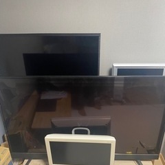 テレビ　ジャンク品4点