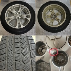 スタッドレスタイヤ　ホイールつき