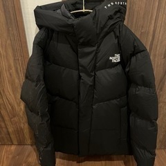 新品タグTHE NORTH FACEロゴフーデッドダウンジャケッ...