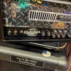 ① 函館・北斗市近郊 直接取引限定 mesa boogie triple rectifire 4×12 traditional メサブギー レクチファイヤー キャビネット セレッション フットスイッチ付き