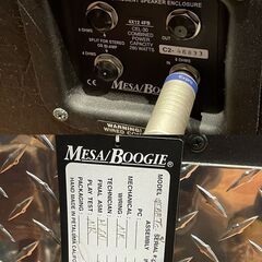 ① 函館・北斗市近郊 直接取引限定 mesa boogie triple rectifire 4×12 traditional メサブギー レクチファイヤー キャビネット セレッション フットスイッチ付き