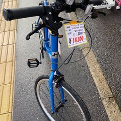 リサイクルショップどりーむ荒田店No.463　自転車　ミニベロ　７段ギア付き！外付けライト付き！早い者勝ち！ リサイクルショップどりーむ荒田店No.463 自転車 ミニベロ 7段ギア