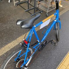 リサイクルショップどりーむ荒田店No.463　自転車　ミニベロ　７段ギア付き！外付けライト付き！早い者勝ち！ リサイクルショップどりーむ荒田店No.463 自転車 ミニベロ 7段ギア