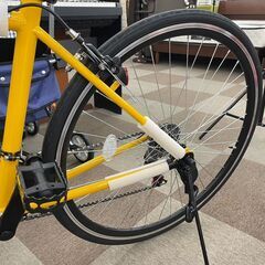 🚴1年保証!!未使用!! 21Technology(21テクノロジー) ロードバイク シマノ製14変速ギア イエロー🚴  