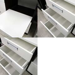 レンジボード 幅120.5cm キッチン収納 ホワイト/ブラウン セパレートタイプ ソフトクローズ ☆ 札幌市 北区 屯田