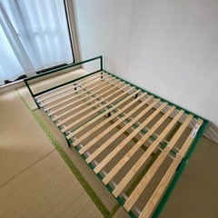 IKEA ベッドフレーム＋スノコ　ダブルサイズ