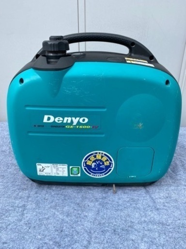 希望者表示から3,000円引きます◆Denyo GE-1600ss-IVインバータ発電機　1600w(超美品)◆