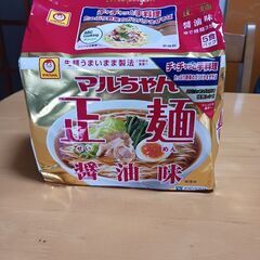 マルちゃん　正麺　醤油味×5つ