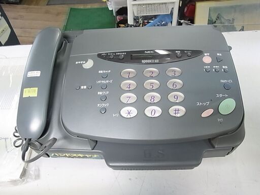 NEC　パーソナルファクシミリ　SPEAX22TA　スピークス　FAX付き機　感熱紙　スキャナー脱着