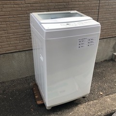【ネット決済】【A】【美品　中古】ニトリ全自動洗濯機　6.0kg...