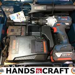 ★値下げしました★ ボッシュ　GSB18V-85C　振動ドリル　中古品　バッテリー×2　充電器　【ハンズクラフト宜野湾店】 ☆値下げしました☆ ボッシュ GSB18V-85C 振動ドリル 中古品