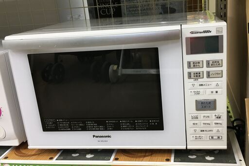 【値下げ特価】Panasonic　電子レンジ　NE-M323E4 中古品　庫内ワレあり 2016年