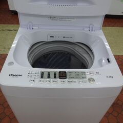 ID 317086 洗濯機ハイセンス キズ有 5.5K 2021年製 HW-E5504