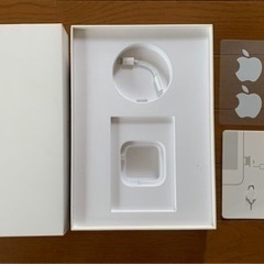 空箱　と　変換ジャック　iPad「 第7世代 32GB」外箱