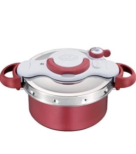 【箱無し、説明書付】T-fal クリプソ ミニット デュオ ルージュ 5.2L