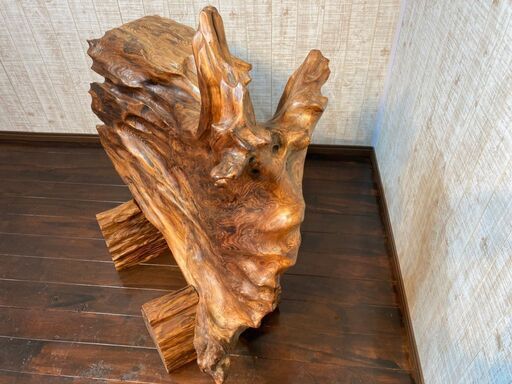 木彫りのオブジェ アンティーク インテリア 和 古民家 221126−7