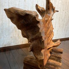 木彫りのオブジェ　アンティーク　インテリア　和　古民家　221126−7