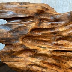 木彫りのオブジェ　アンティーク　インテリア　和　古民家　221126−7