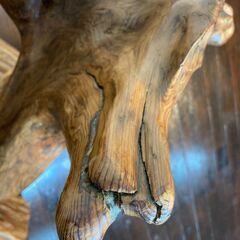 木彫りのオブジェ　アンティーク　インテリア　和　古民家　221126−7