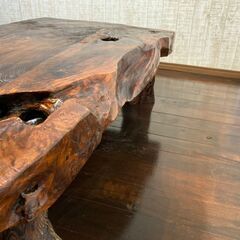 座卓　ちゃぶ台　ローテーブル　木製　古民家 アンティーク　221126-9
