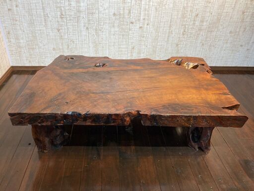 座卓 ちゃぶ台 ローテーブル 木製 古民家 アンティーク 221126-9 | 32