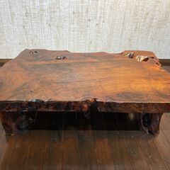 座卓　ちゃぶ台　ローテーブル　木製　古民家 アンティーク　221126-9