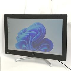保証付 3波テレビ観賞 一体型パソコン 24型ワイド SONY VPCL247FJ 中古良品 Core i5 8GB 2TB Blu-ray 無線 Wi-Fi Windows11 Office済 保証付 3波テレビ観賞 一体型パソコン 24型ワイド SONY VPCL247FJ 中古良品