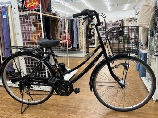 自転車　一般　黒　26インチ　TJ403