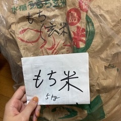 徳島県産　もち米　5kg (精米)