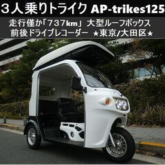 ★APトライク『走行僅か737km』ルーフボックス 前後ドラレコ...