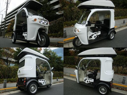 ★APトライク『走行僅か737km』ルーフボックス 前後ドラレコ 3人乗り側車付軽二輪★東京/大田区【下取OK】