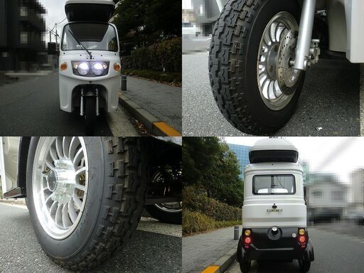 ★APトライク『走行僅か737km』ルーフボックス 前後ドラレコ 3人乗り側車付軽二輪★東京/大田区【下取OK】