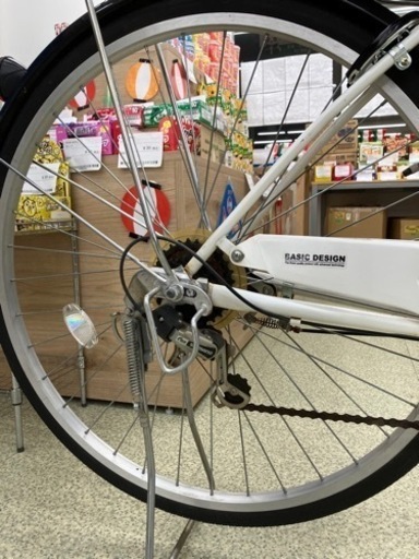 自転車　一般　★白　　TJ404
