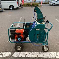 中古】【動作OK】【店頭引取限定】丸山製作所 6.1馬力 自走セット動噴