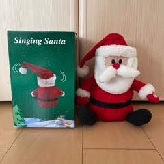 シンギングサンタ　おもちゃ　ぬいぐるみ　クリスマス