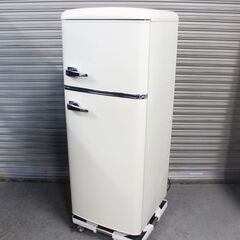T557)レトロ冷凍冷蔵庫 114L PRR-122D オフホワ...