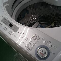 【愛品倶楽部柏店】シャープ 2018年製 8kg 洗濯機 ES-GV8C SHARP ES-GV8C-S 全自動洗濯機 買取致しました｜リサイクルショップ愛
